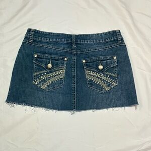 Y2K Cutoff Denim Mini